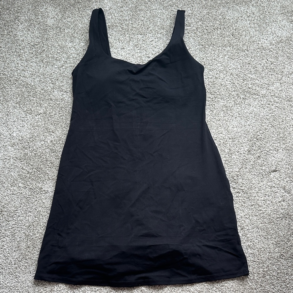 Offline by Aerie Black Mini Tank Athletic Dress